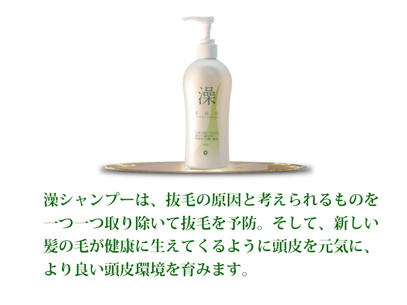 きっと喜んで頂けるおすすめできるオーセル藻SOU無添加シャンプーです。